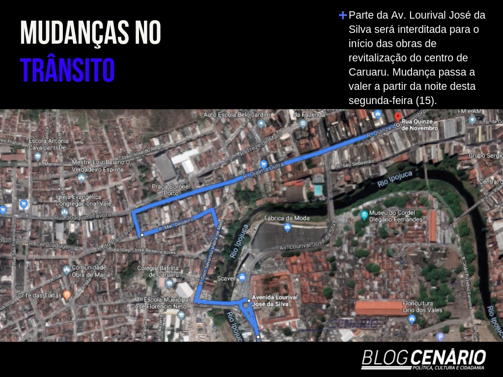 Mudanças no trânsito de Caruaru a partir desta segunda-feira (15)
