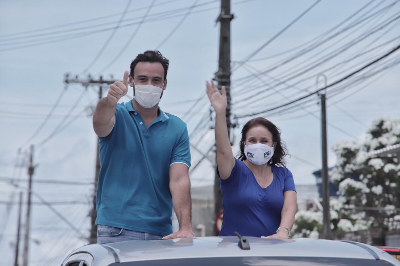 Carlos Andrade Lima abre campanha com carreata e caminhada no Ibura