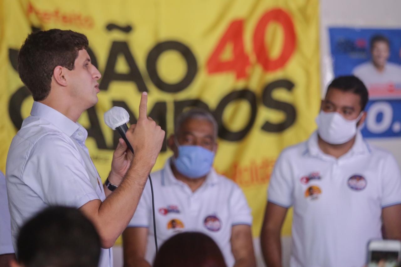 “O desafio é fazer mais e melhorar a vida do povo”, diz João Campos