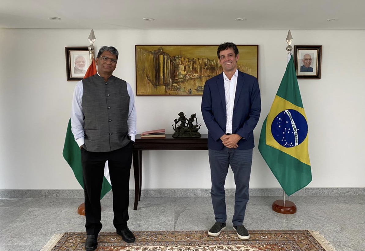 Daniel Coelho visita Embaixada da Índia para reforçar parceria