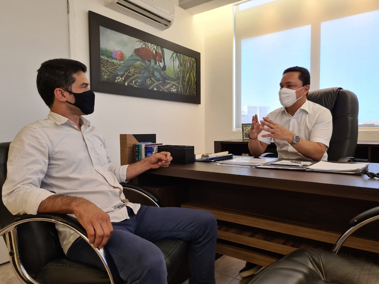 André Ferreira e Marlos discutem nova eleição de Maraial