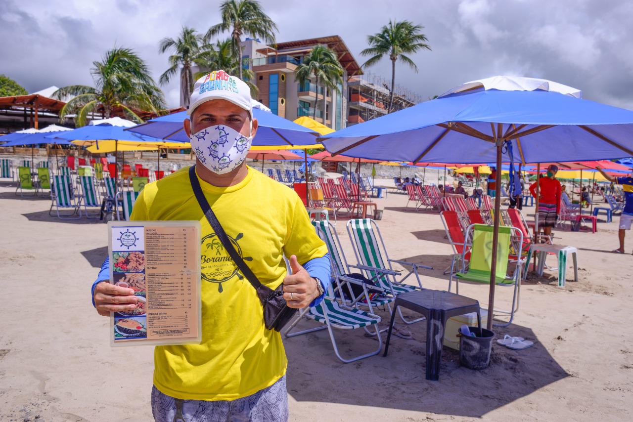 Estado anuncia benefício para trabalhadores do comércio de praia