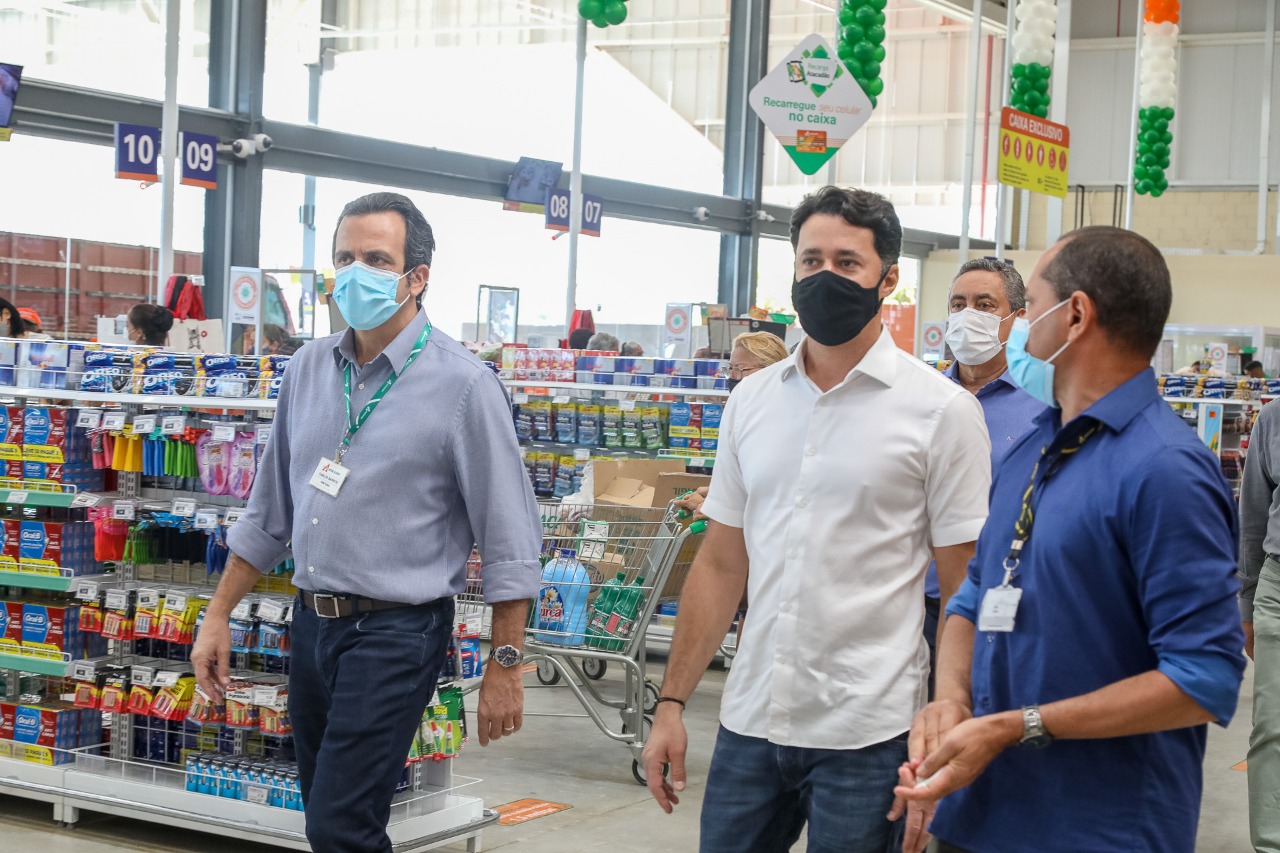 Anderson destaca nova loja do Atacadão na retomada da economia