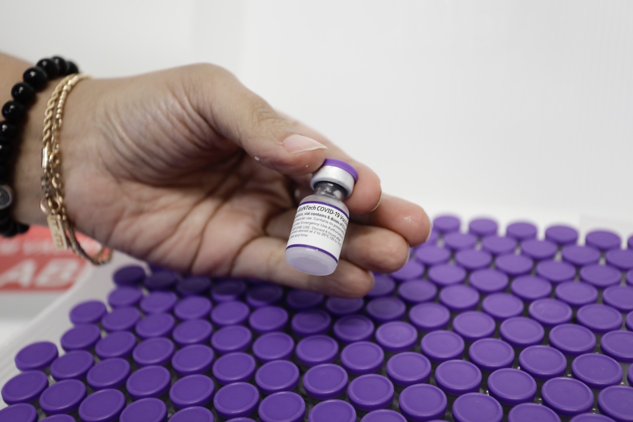 Mais 54,9 mil doses de vacinas da Pfizer chegam a Pernambuco