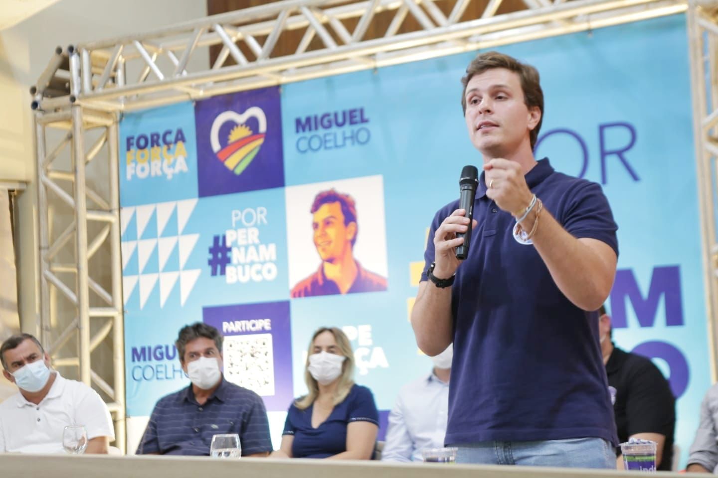 Em Palmares, Miguel pede união da Mata Sul pela mudança