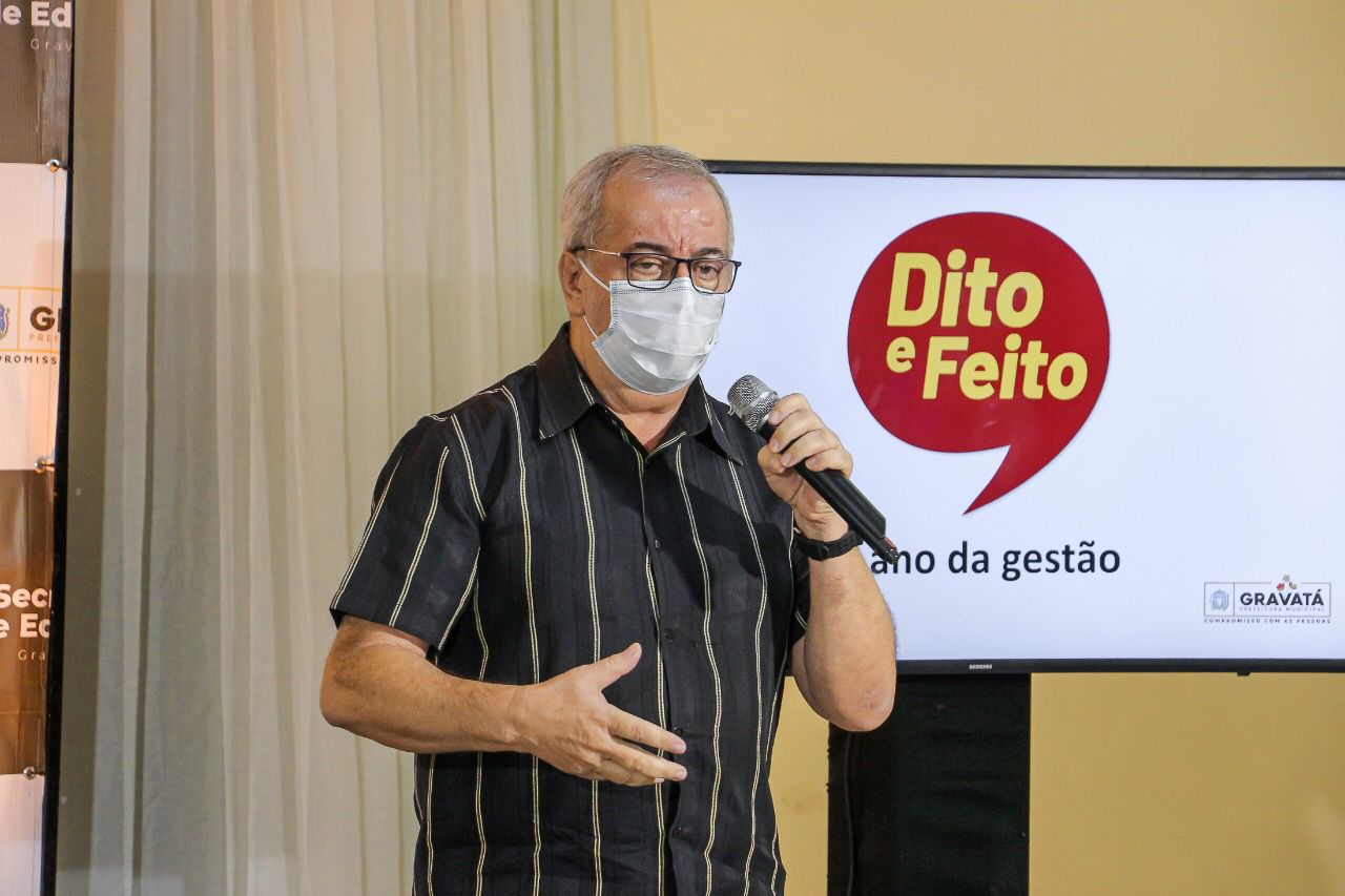 Prefeito de Gravatá apresenta balanço do primeiro ano de gestão