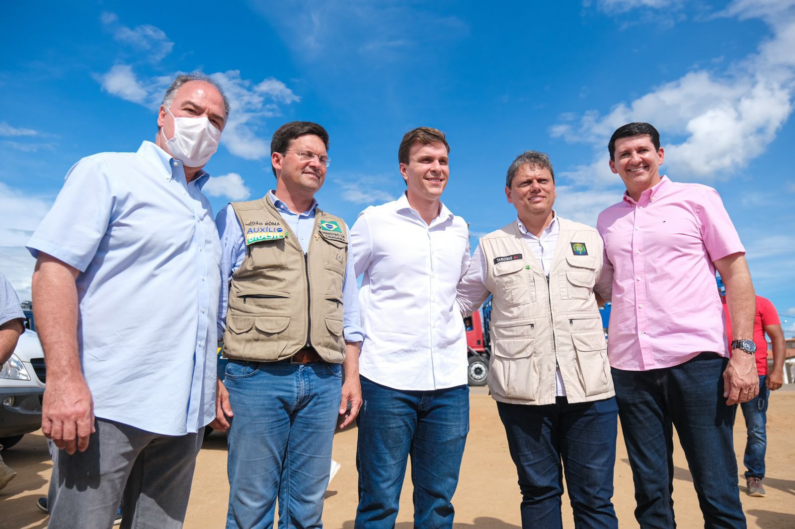 Miguel recebe ministros da Infraestrutura e Cidadania