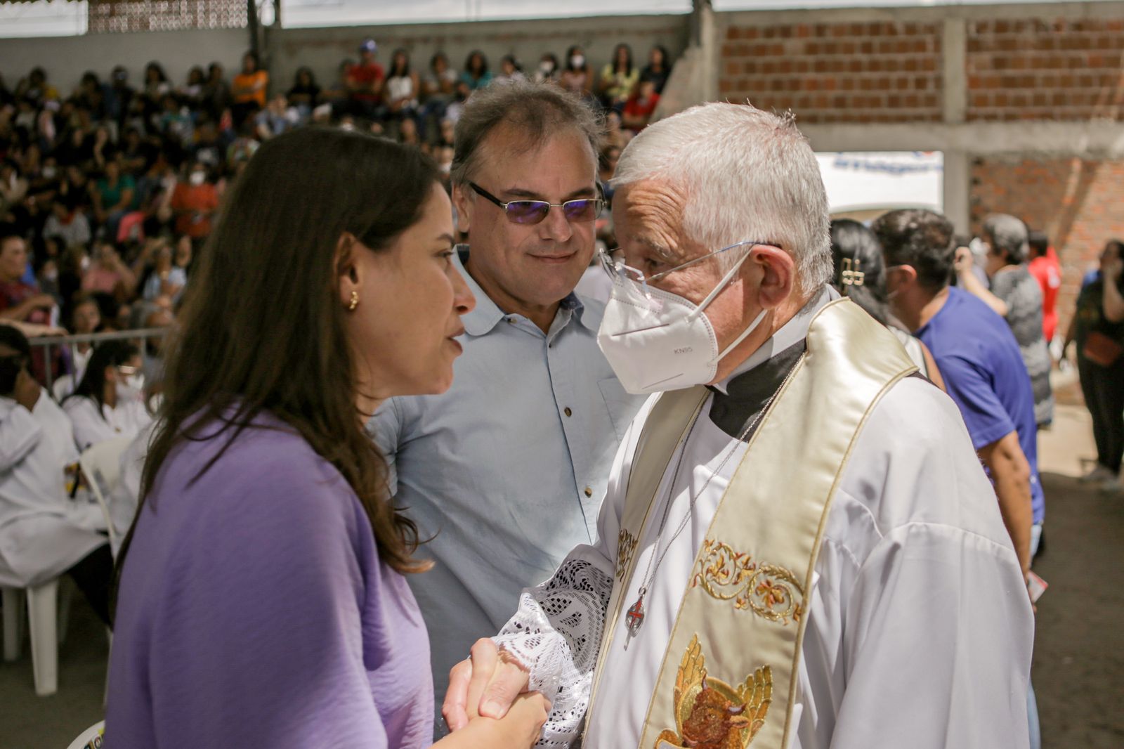 Em Arcoverde, Raquel Lyra prestigia Festa da Misericórdia
