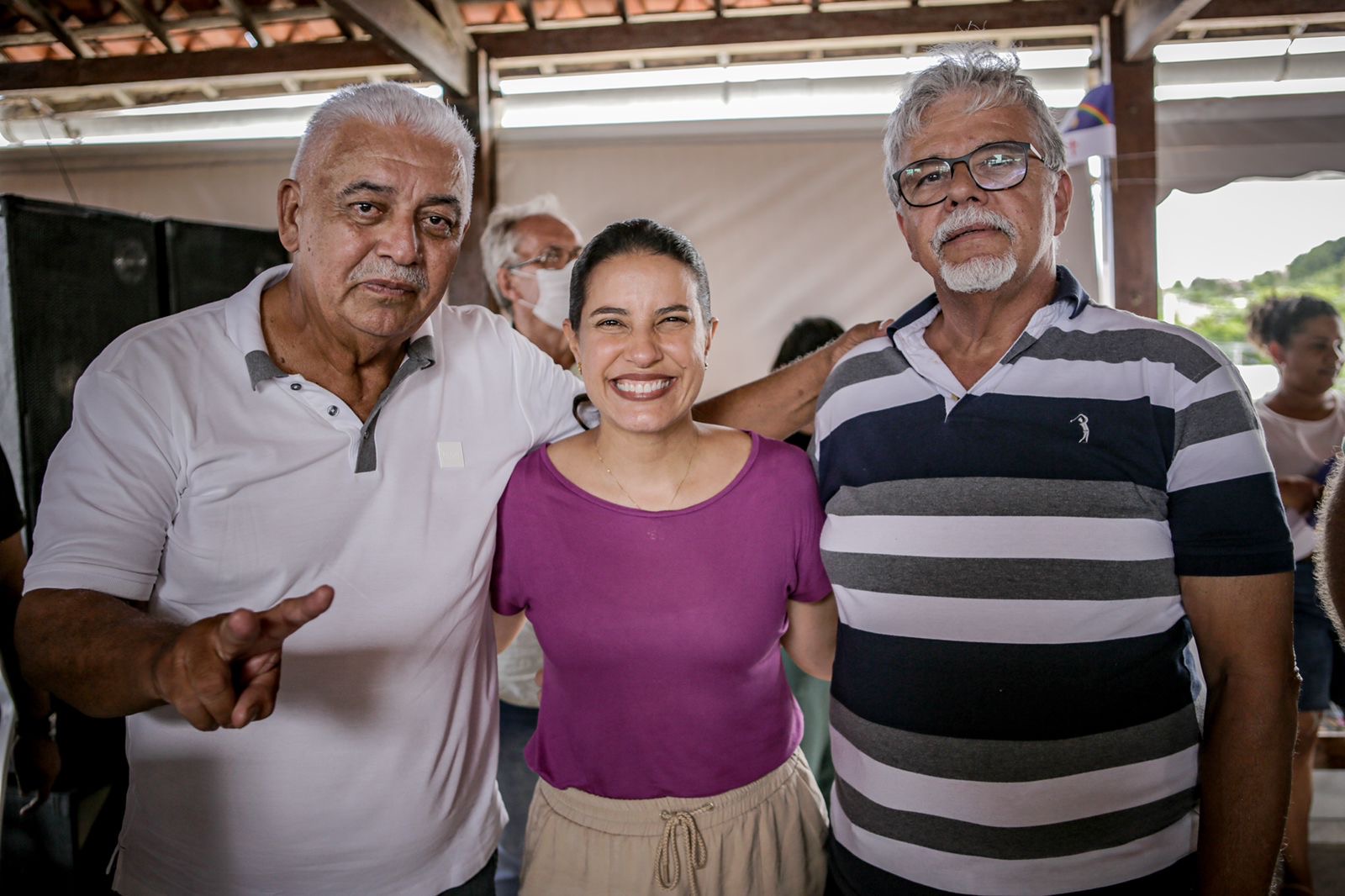Raquel Lyra recebe apoio do presidente de central sindical 