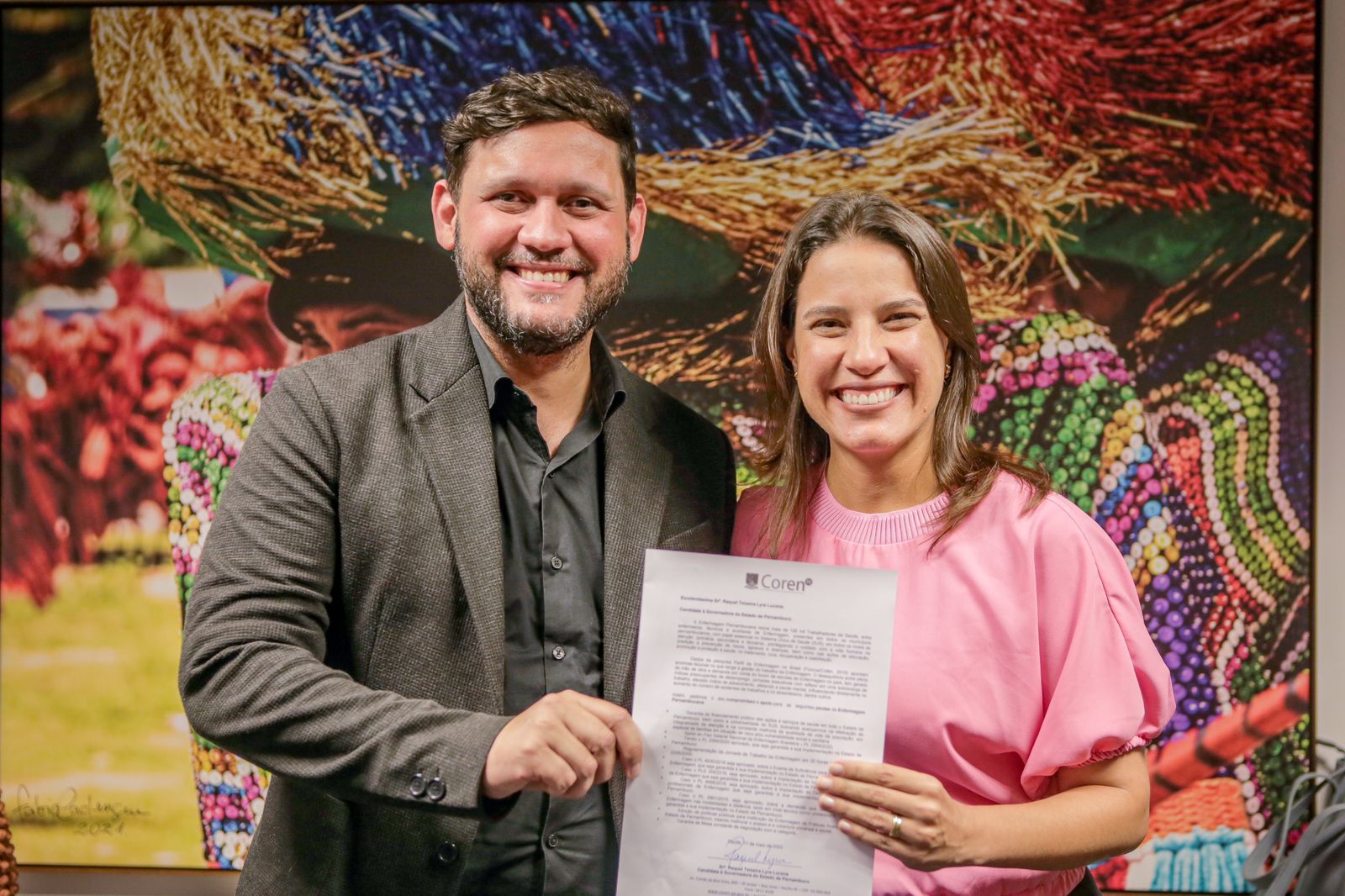 Em visita ao Coren-PE, Raquel defende valorização dos enfermeiros