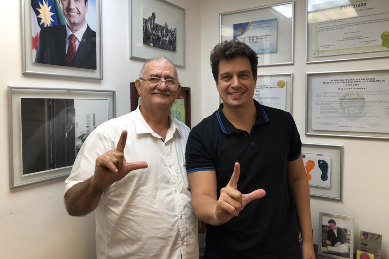 Lucas Ramos recebe apoio do ex-prefeito de Primavera 