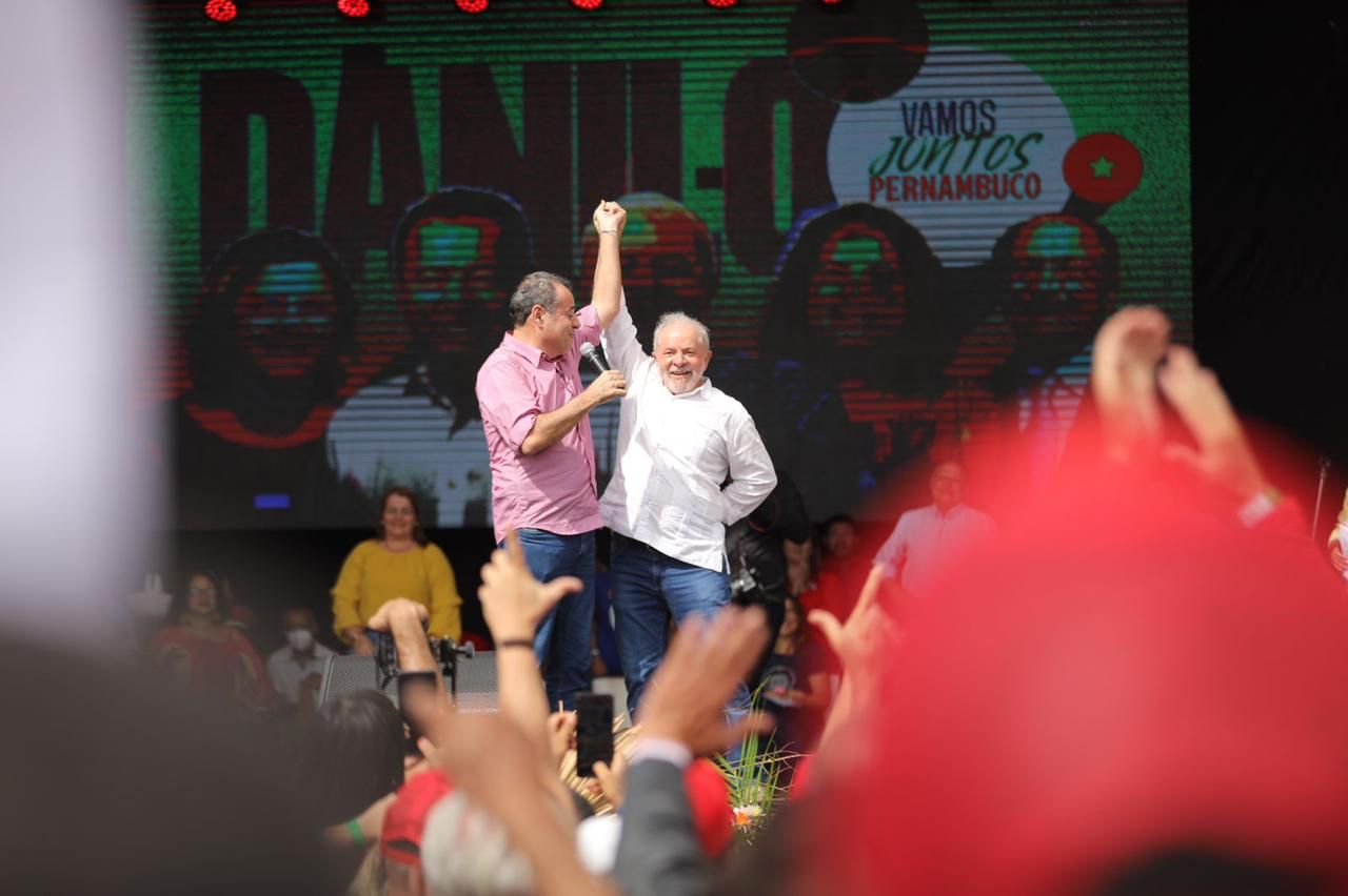 Lula reforça que Danilo é o candidato dele em Pernambuco