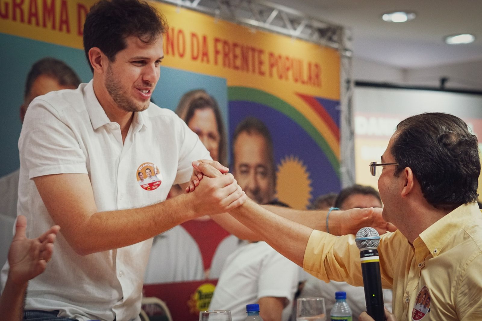 Pedro Campos e José Patriota recebem o apoio de Carlos Muniz 