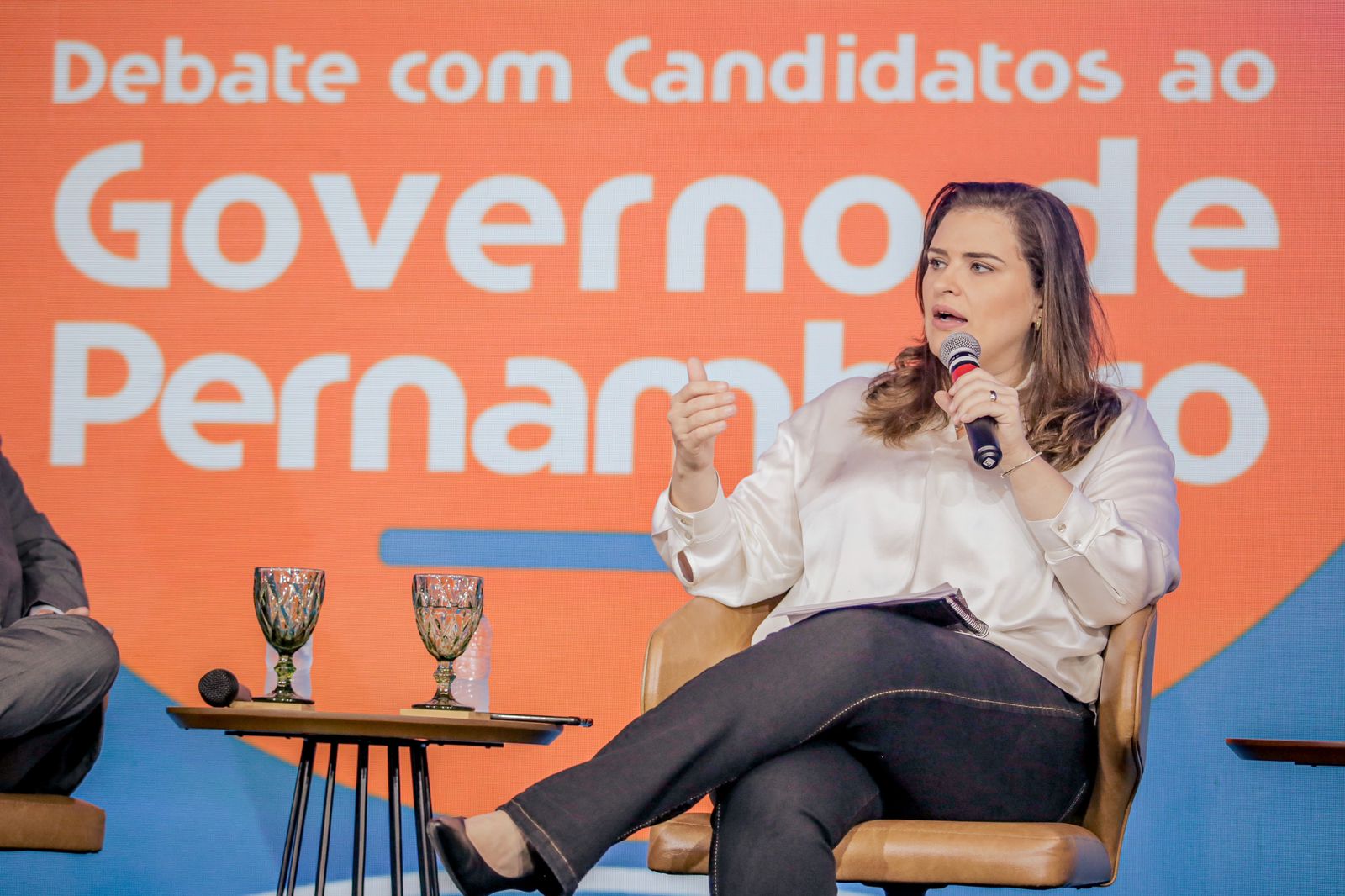 Na Fecomércio, Marília garante diálogo permanente com o setor