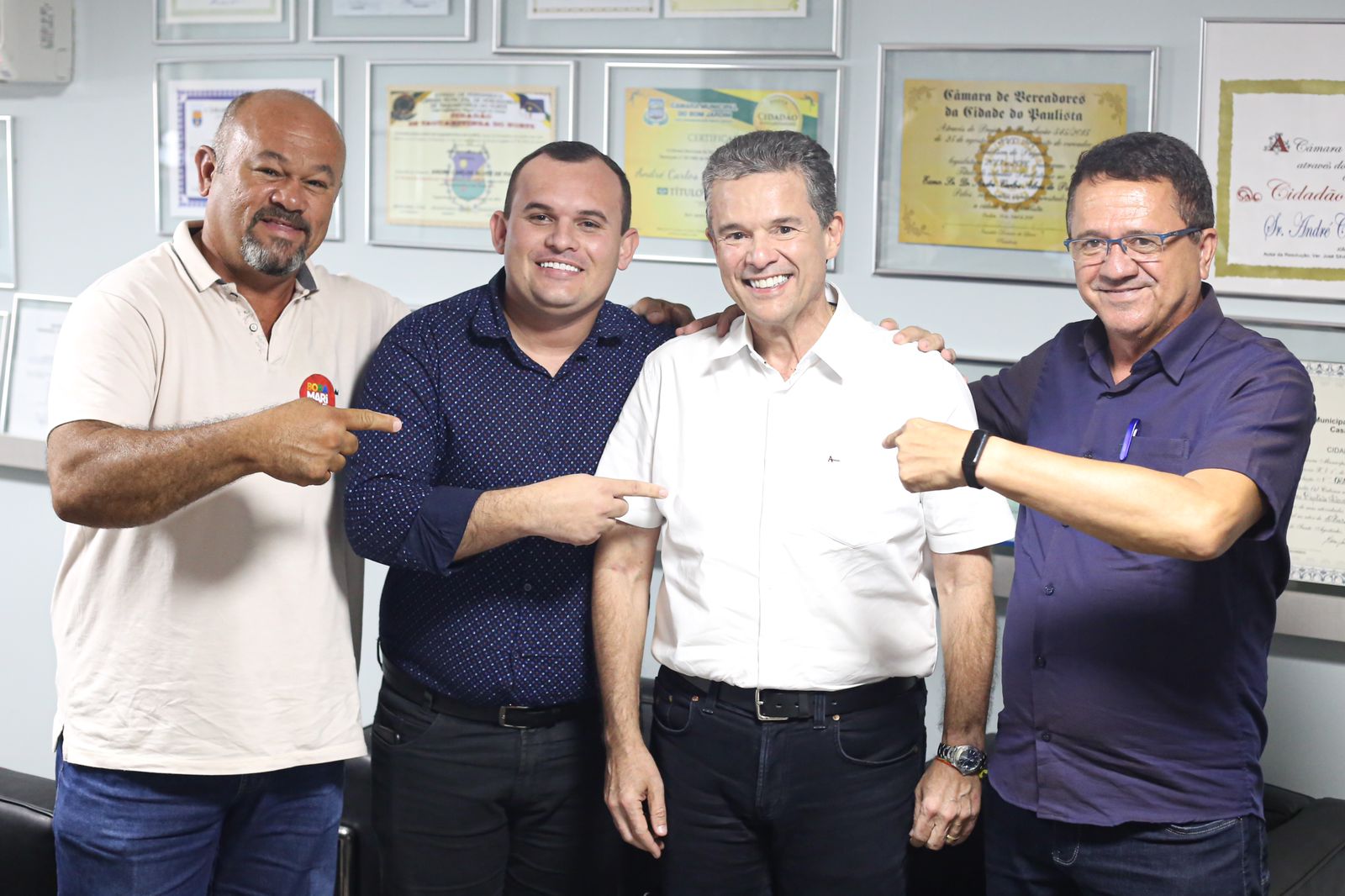 André de Paula recebe o apoio de vereadores do Sertão