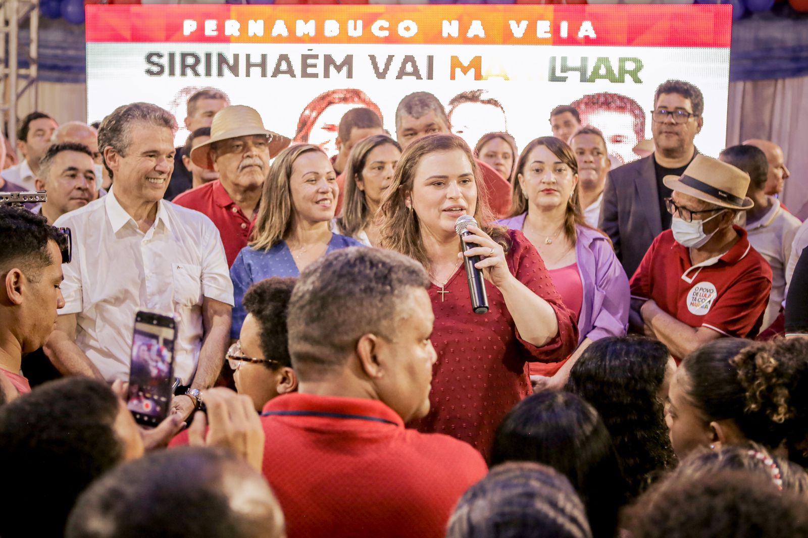 Marília participa de histórico ato no STR de Sirinhaém 