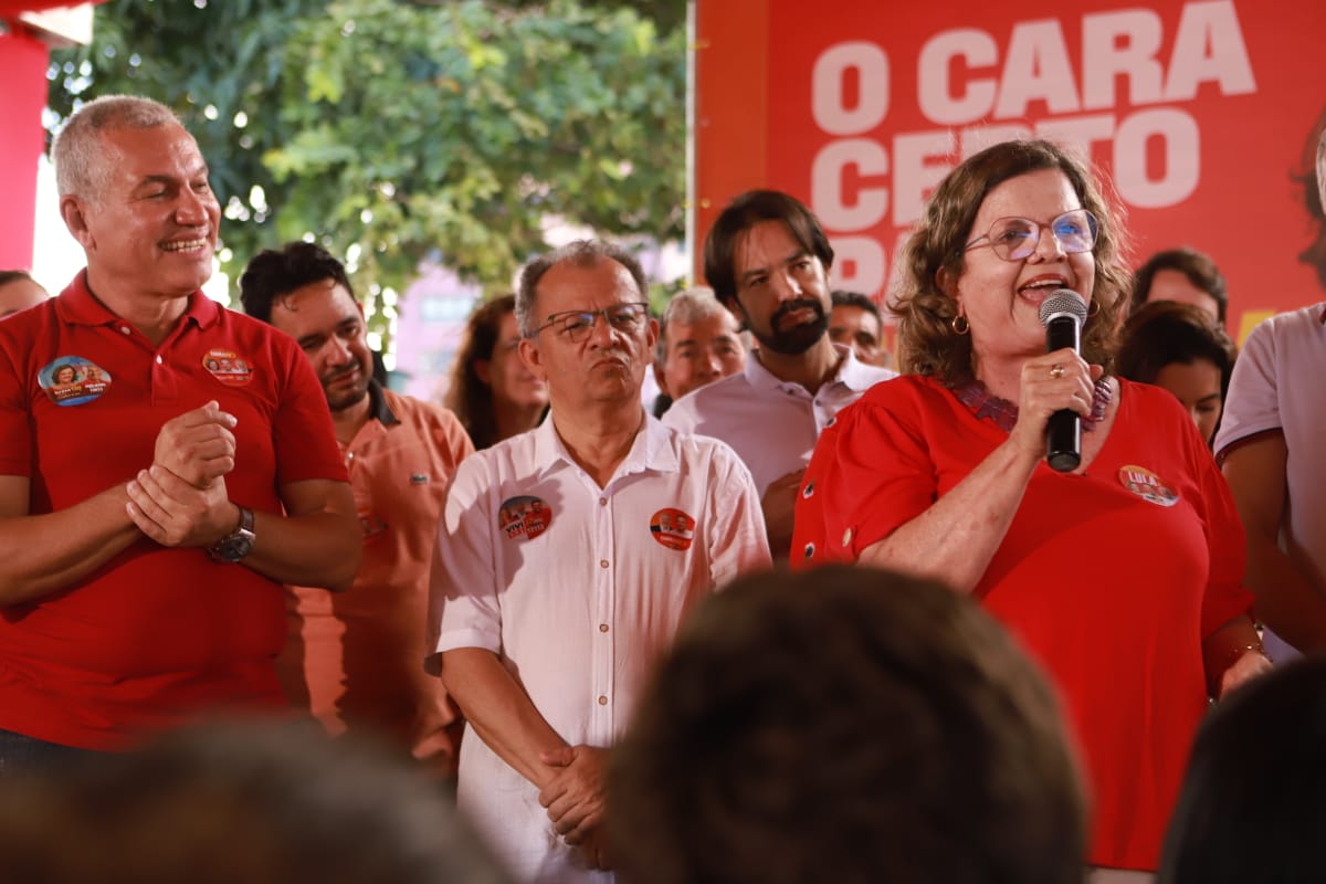 Teresa reforça bandeiras municipalistas e critica adversários