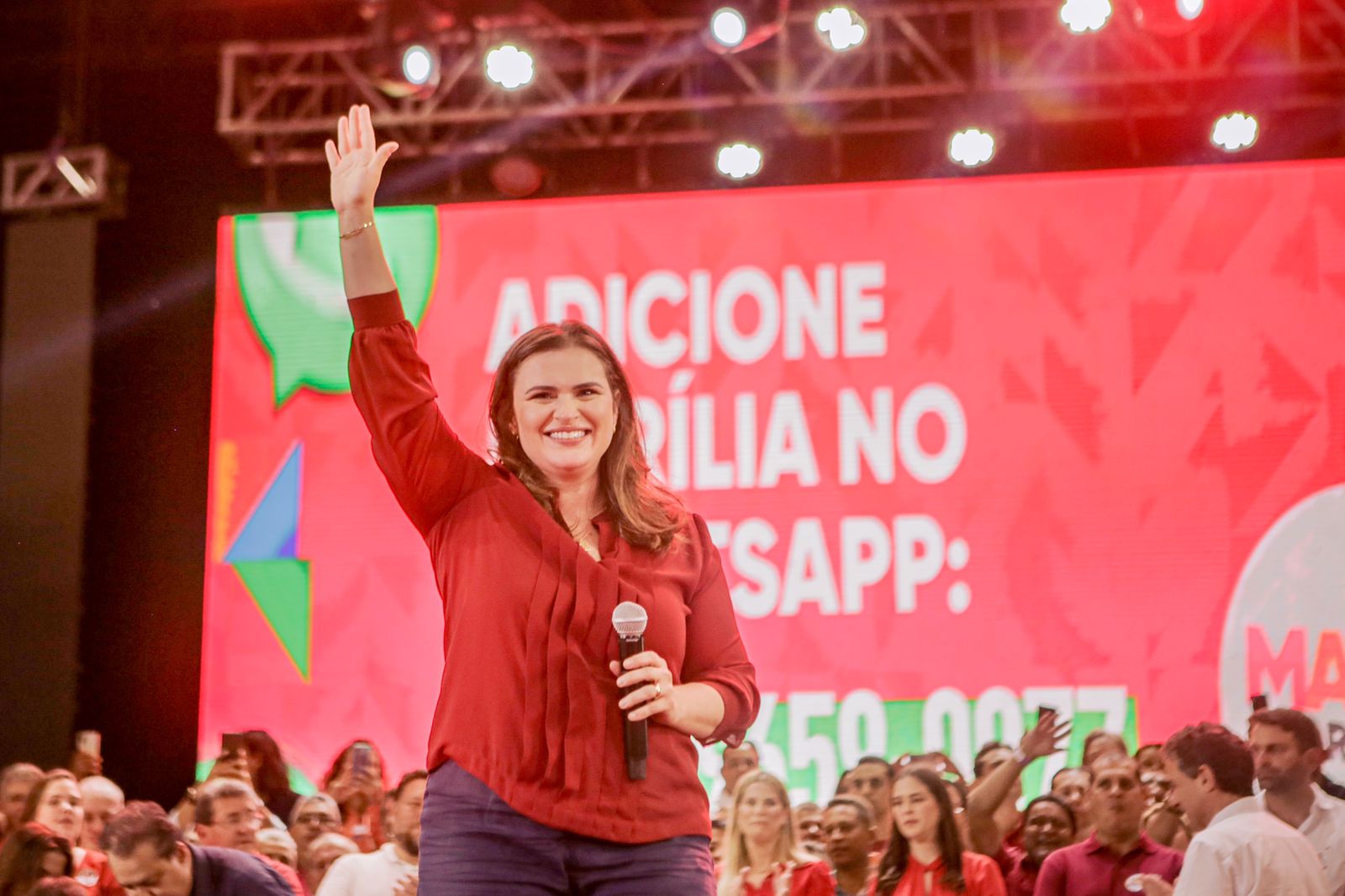 PROS no palanque de Marília