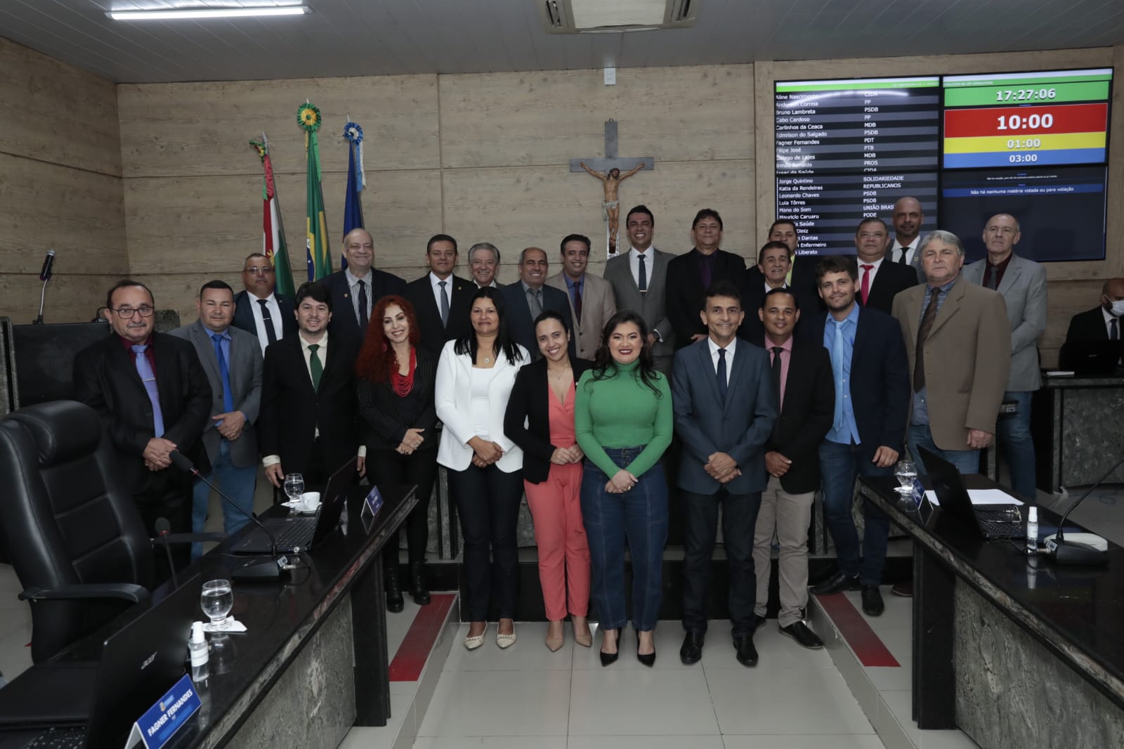 Rodrigo Pinheiro prestigia retorno dos trabalhos legislativos