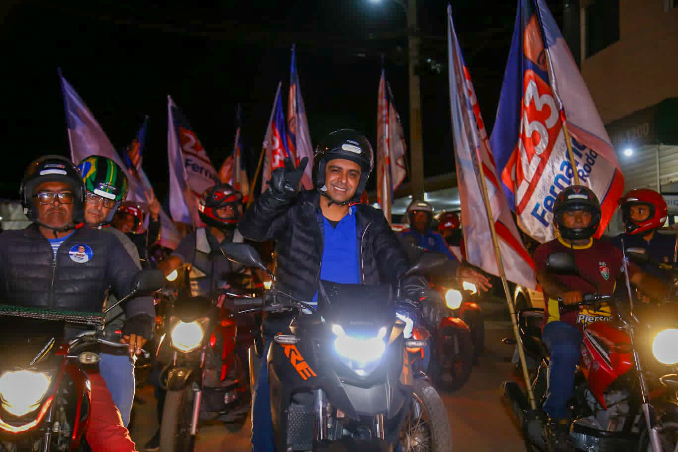 Fernando Rodolfo reúne mais de 200 motos nas ruas de Caruaru