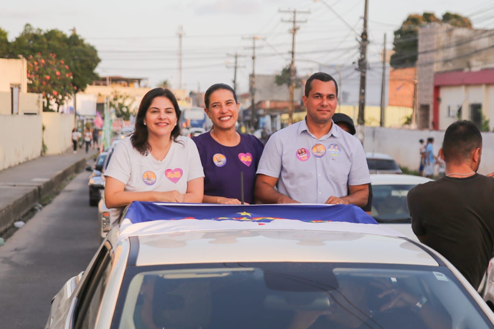 Em Olinda, Raquel apresenta propostas no Giro 45