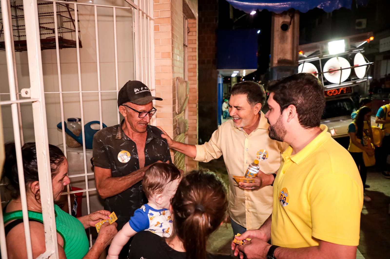 Tony Gel e Tonynho visitam bairro José Antônio Liberato