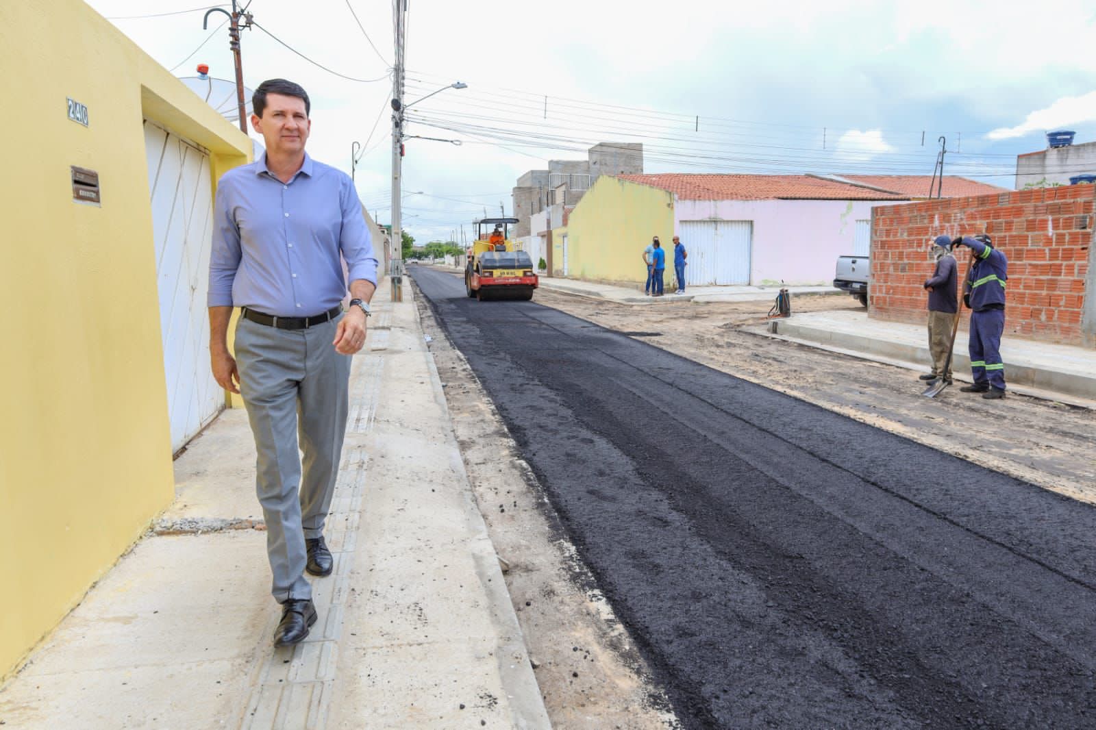 Simão Durando inicia ano com obras de pavimentação