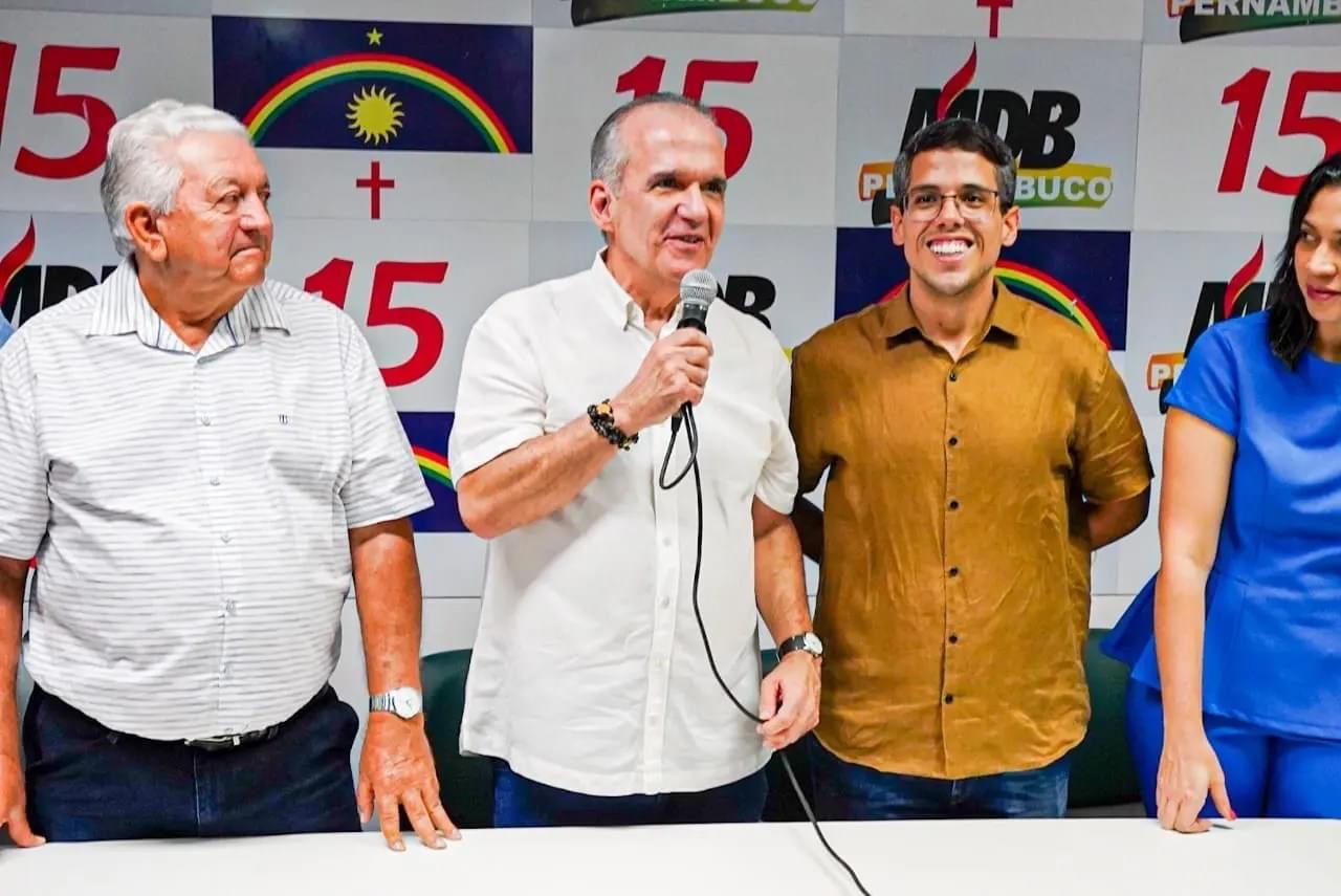 Jarbas Filho prestigia convenção do MDB Pernambuco