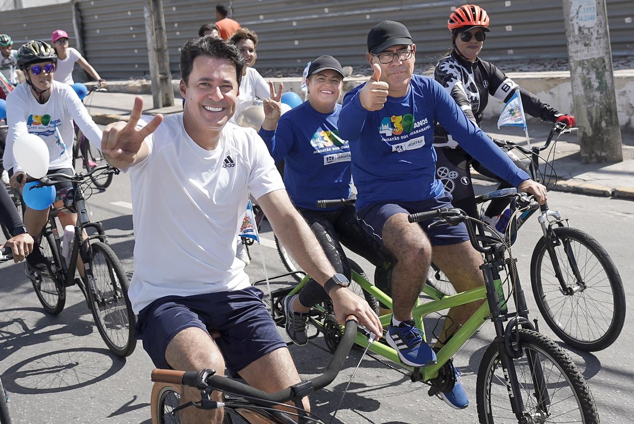Passeio ciclístico encerra programação dos 430 anos de Jaboatão