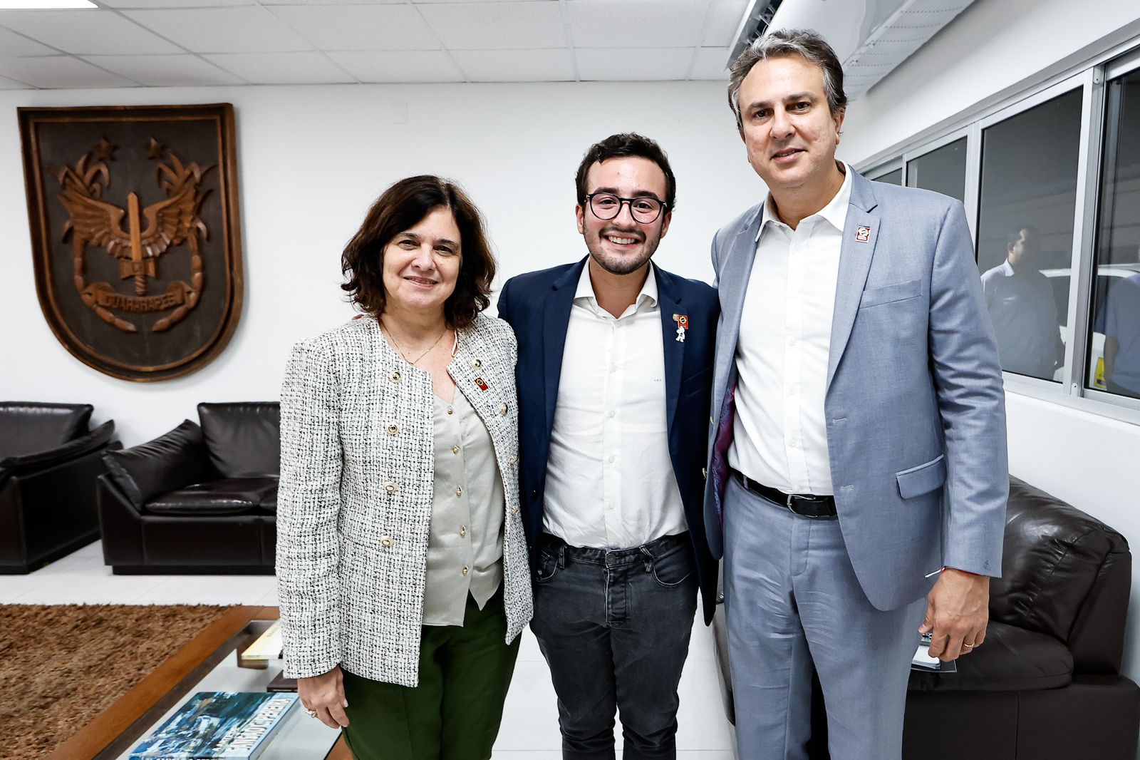 Lula da Fonte acompanha ministros da Educação e Saúde em voo para o Recife