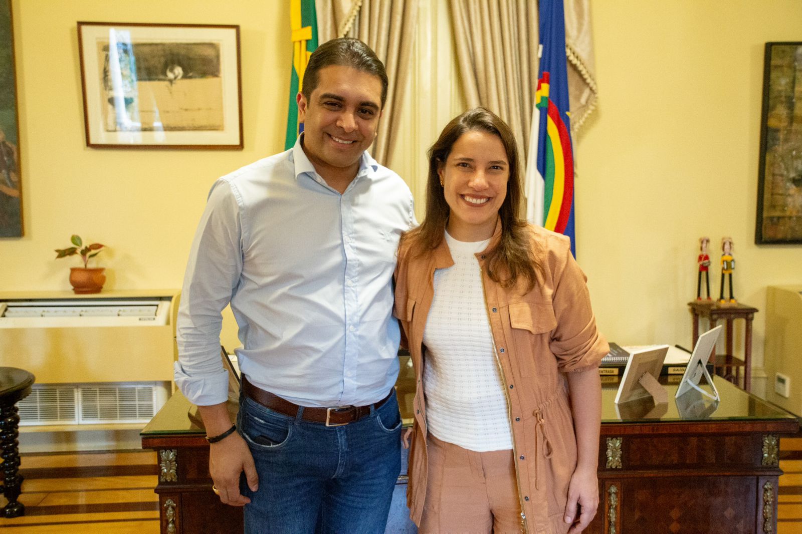 Deputado Fernando Rodolfo é recebido por governadora no Palácio  