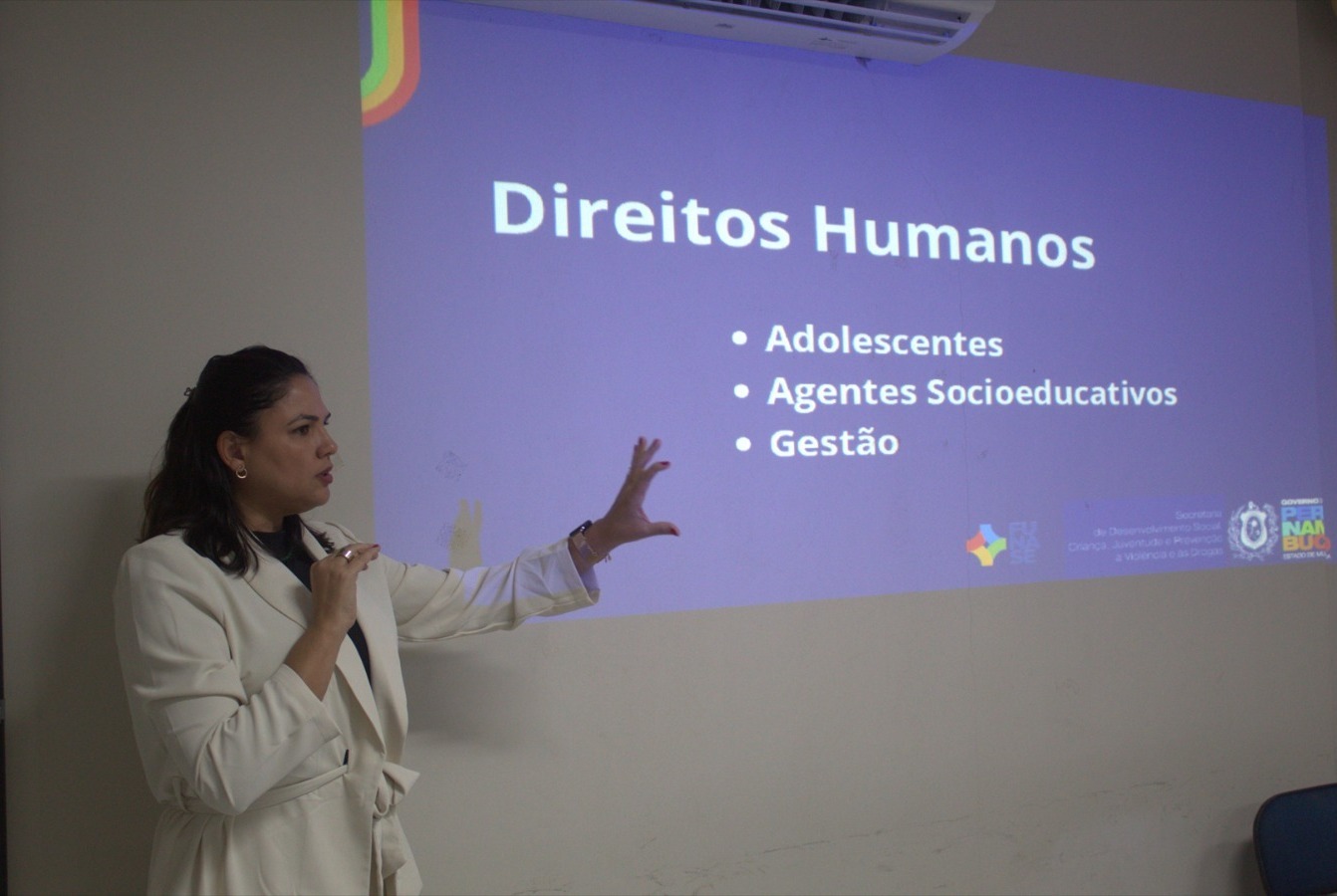 Nova presidente da Funase dialoga sobre socioeducação no interior do Estado