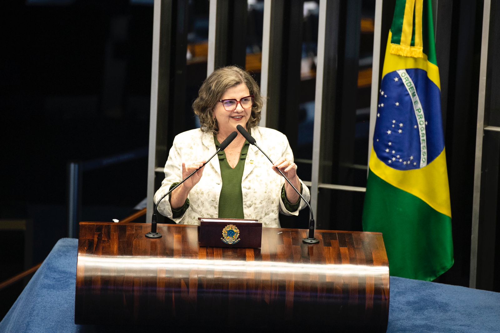 Teresa representa o Senado em programa voltado à primeira infância