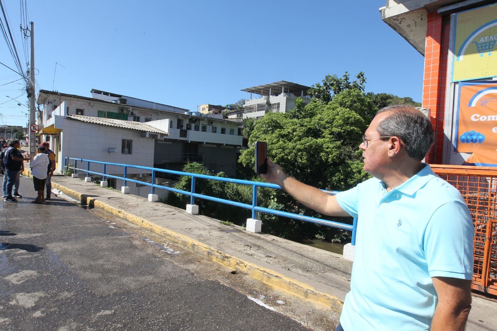 Mano acompanha obras de requalificação do Jaboatão Centro