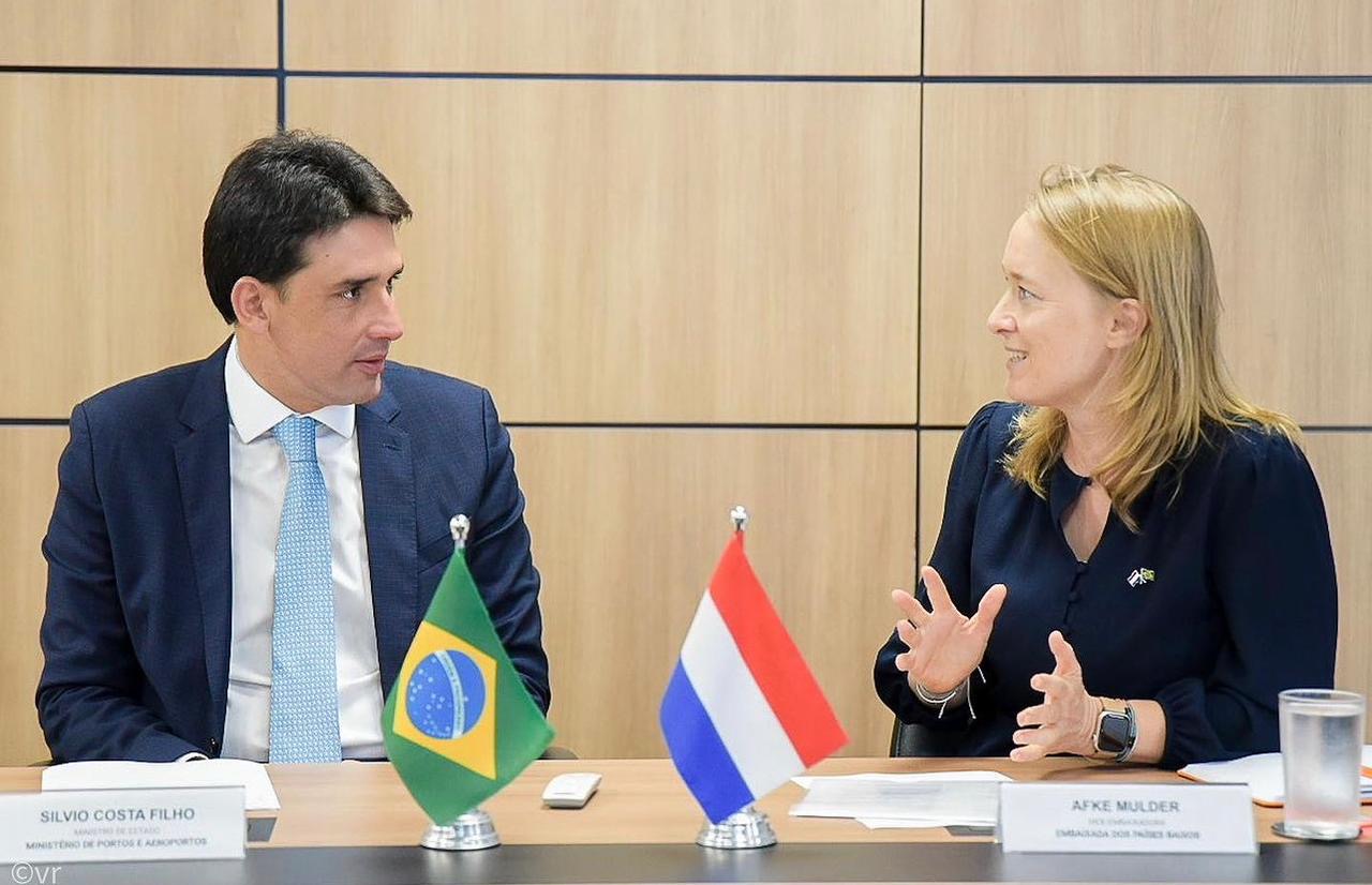 Ministro discute investimentos com vice-embaixadora dos Países Baixos
