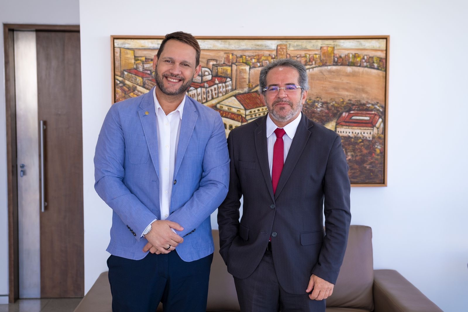Em reunião com presidente do TCE, Gilmar reforça denúncias contra o Estado