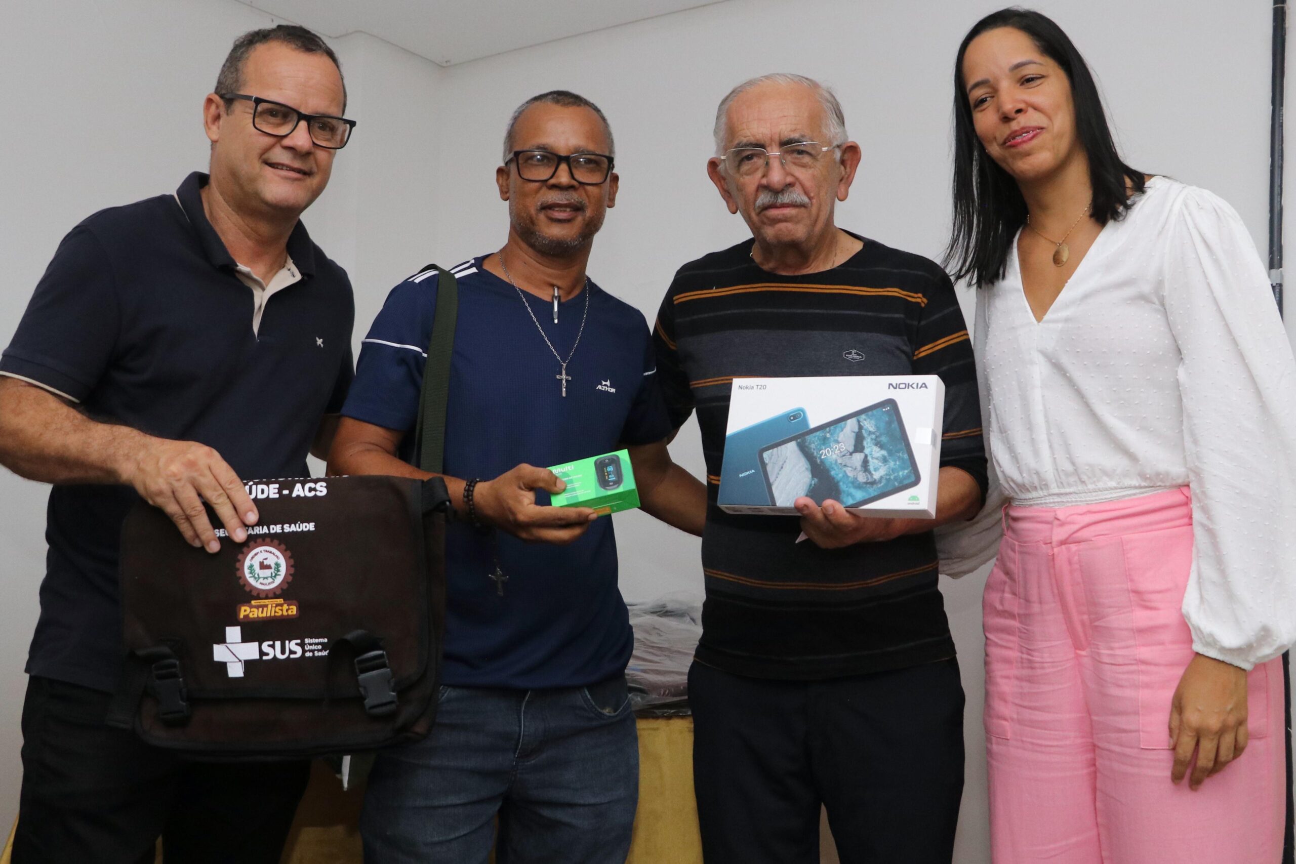 Agentes Comunitários de Saúde do Paulista recebem novos equipamentos