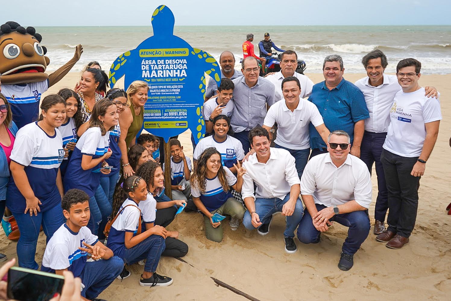 Mano Medeiros inaugura Espaço Vida Marinha na Orla de Piedade