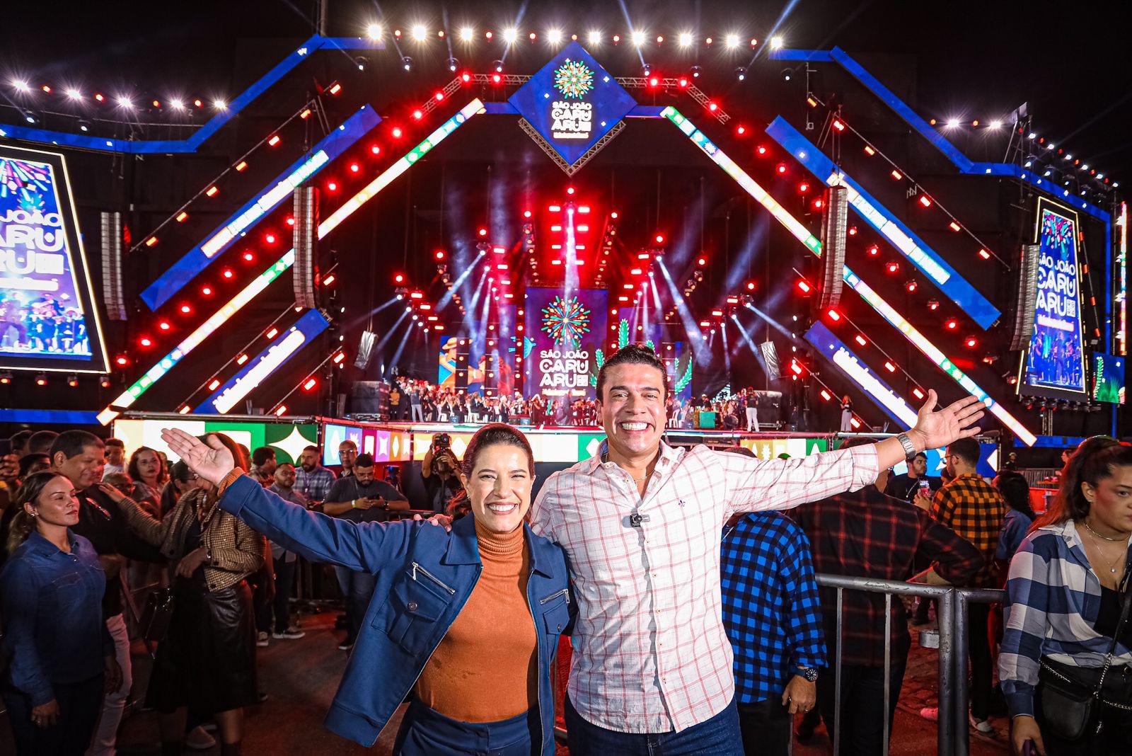 Rodrigo e Raquel elencam segurança como prioridade no São João de Caruaru 