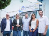 Com investimento de R$ 1,5 milhão, Eduardo e Lula da Fonte vistoriam obra da Casa Azul de Pesqueira