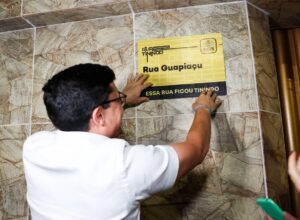 Victor Marques entrega requalificação da Rua Guapiaçu na Linha do Tiro