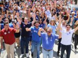 Silvio Costa Filho e Dannilo Godoy participam de caminhada em Terezinha
