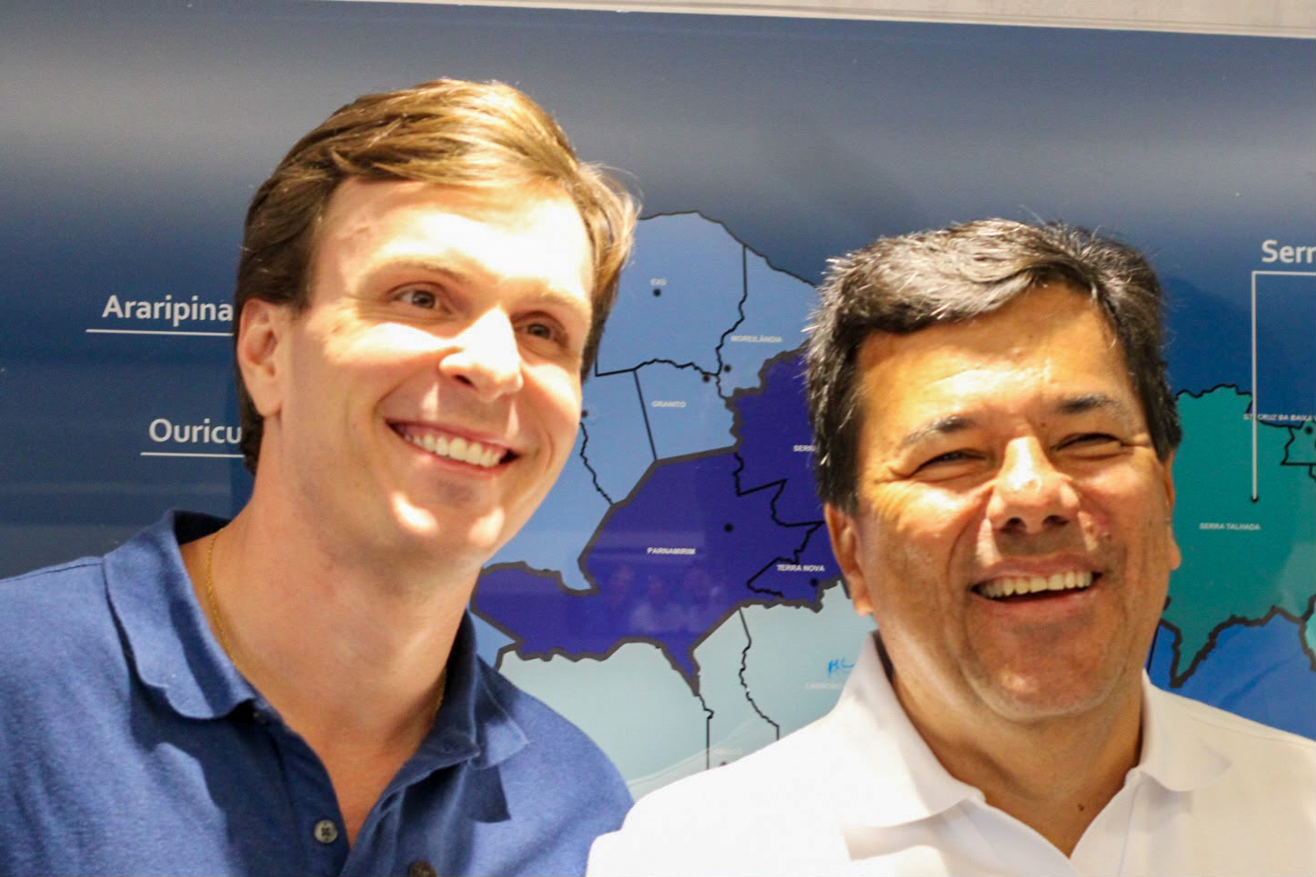 Miguel Coelho anuncia apoio a Mendonça Filho para o Senado