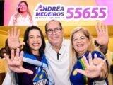 Raquel, Mano e Andréa Medeiros iniciam campanha em Jaboatão