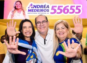 Raquel, Mano e Andréa Medeiros iniciam campanha em Jaboatão