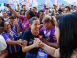 Raquel Lyra retorna a Jardim Monte Verde e é recebida por apoiadores