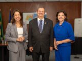 Raquel Lyra se reúne com presidente do TRE-PE em agenda institucional