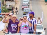 Professora Ana Lúcia participa de motociata em Brejo da Madre de Deus