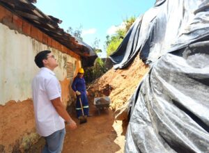 Victor Marques autoriza nova obra de contenção de encosta em Água Fria