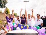 Diego Cabral comanda carreata ao lado de Priscila Krause em Camaragibe